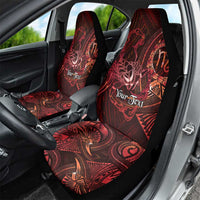 Personalised Polynesia Zodiac Scorpio Car Seat Cover Galaxy Polynesian Pattern Chest Tattoo Style LT14 - Polynesian Pride