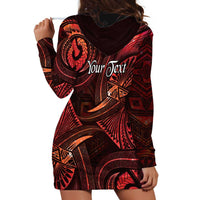 Personalised Polynesia Zodiac Scorpio Hoodie Dress Galaxy Polynesian Pattern Chest Tattoo Style LT14 - Polynesian Pride