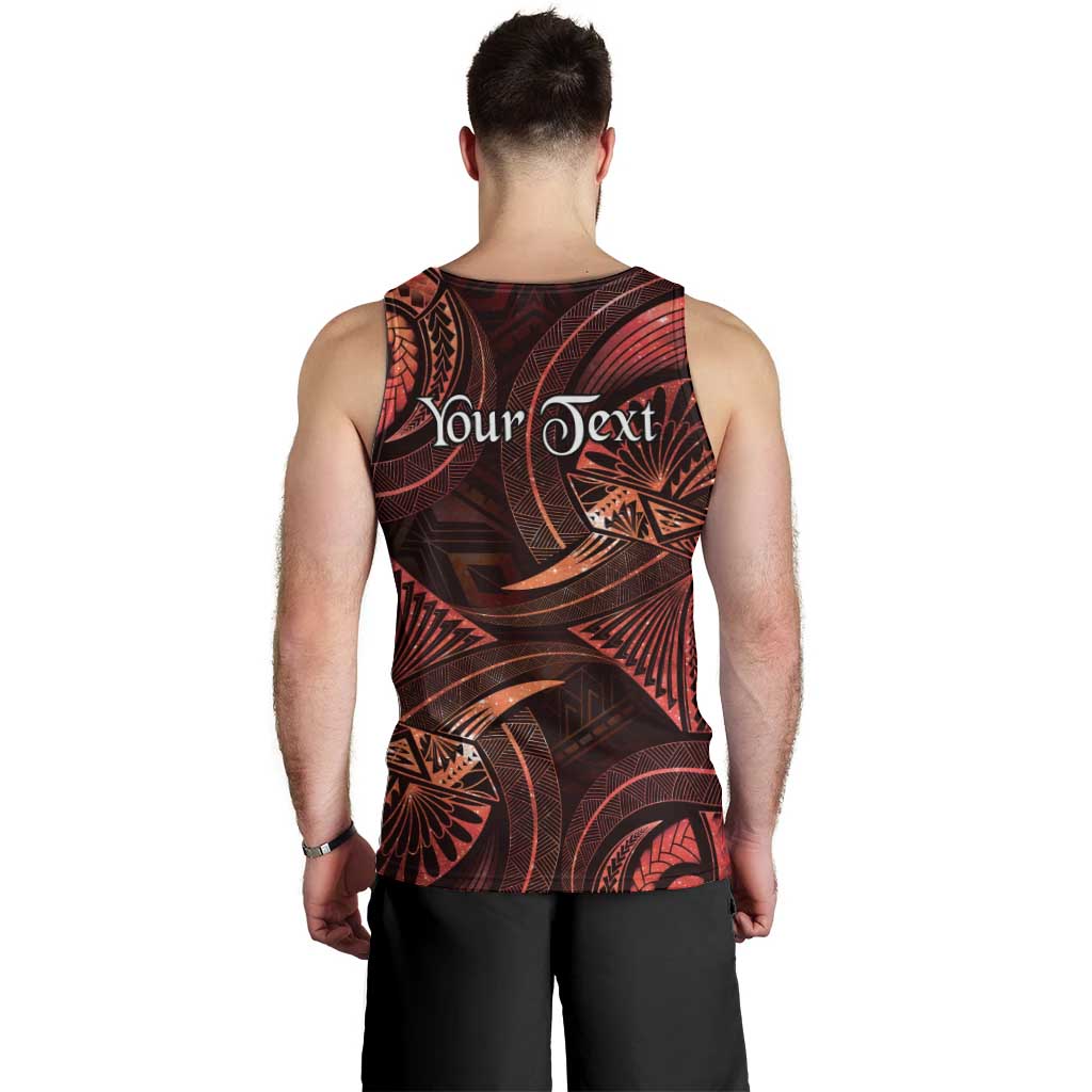 Personalised Polynesia Zodiac Scorpio Men Tank Top Galaxy Polynesian Pattern Chest Tattoo Style LT14 - Polynesian Pride