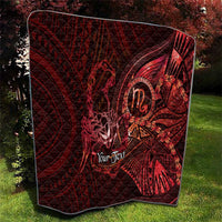 Personalised Polynesia Zodiac Scorpio Quilt Galaxy Polynesian Pattern Chest Tattoo Style