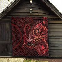 Personalised Polynesia Zodiac Scorpio Quilt Galaxy Polynesian Pattern Chest Tattoo Style