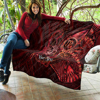 Personalised Polynesia Zodiac Scorpio Quilt Galaxy Polynesian Pattern Chest Tattoo Style