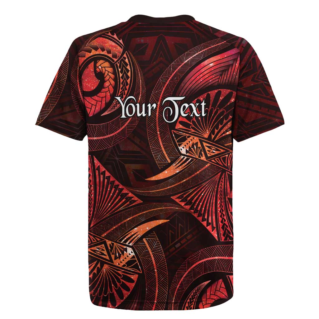 Personalised Polynesia Zodiac Scorpio Rugby Jersey Galaxy Polynesian Pattern Chest Tattoo Style LT14 - Polynesian Pride