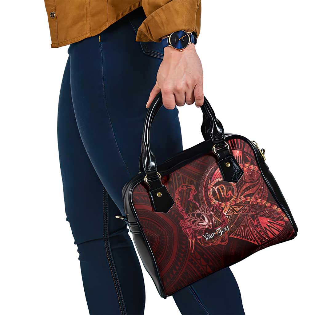 Personalised Polynesia Zodiac Scorpio Shoulder Handbag Galaxy Polynesian Pattern Chest Tattoo Style LT14 - Polynesian Pride
