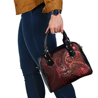Personalised Polynesia Zodiac Scorpio Shoulder Handbag Galaxy Polynesian Pattern Chest Tattoo Style LT14 - Polynesian Pride