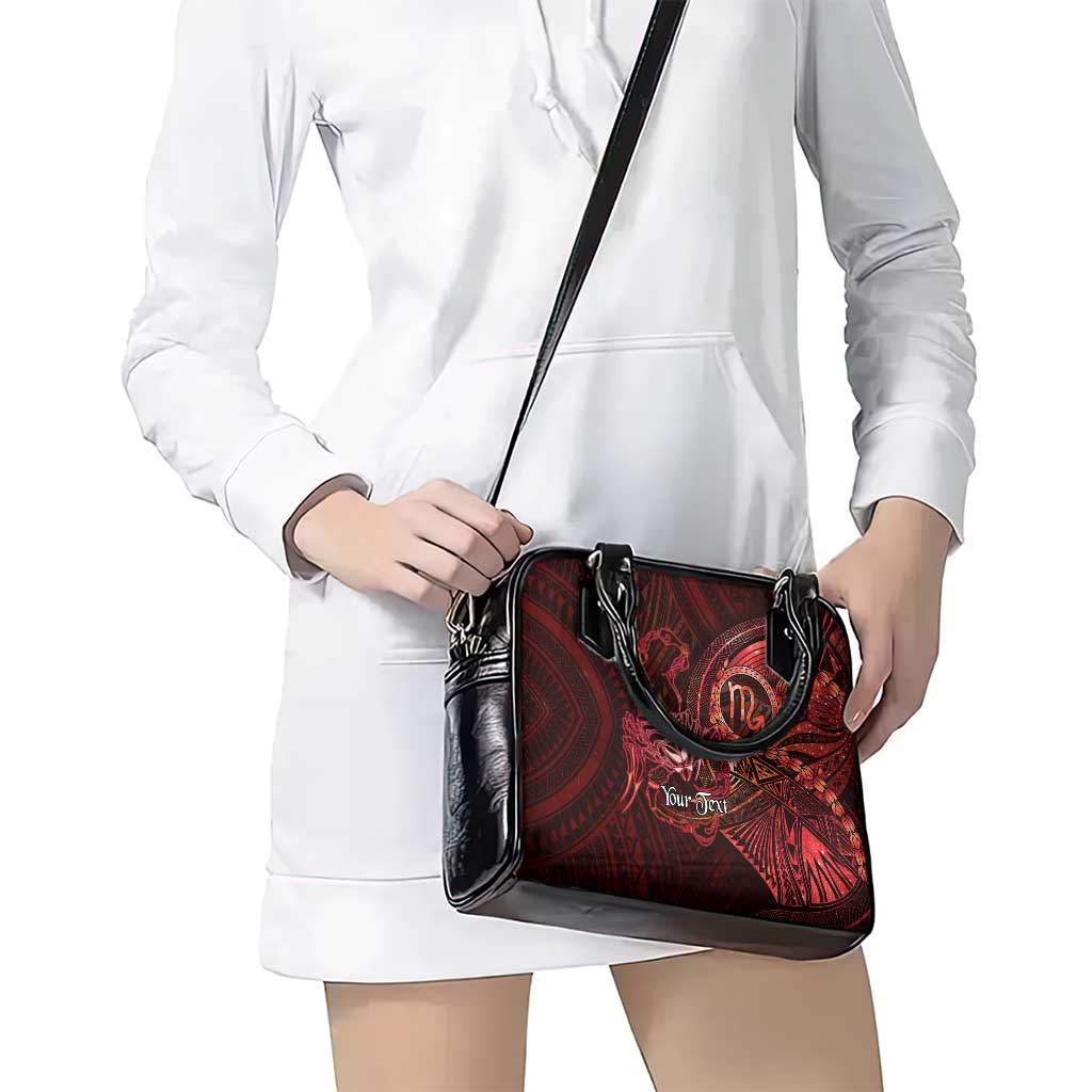 Personalised Polynesia Zodiac Scorpio Shoulder Handbag Galaxy Polynesian Pattern Chest Tattoo Style LT14 - Polynesian Pride