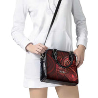 Personalised Polynesia Zodiac Scorpio Shoulder Handbag Galaxy Polynesian Pattern Chest Tattoo Style LT14 - Polynesian Pride