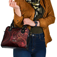 Personalised Polynesia Zodiac Scorpio Shoulder Handbag Galaxy Polynesian Pattern Chest Tattoo Style LT14 - Polynesian Pride