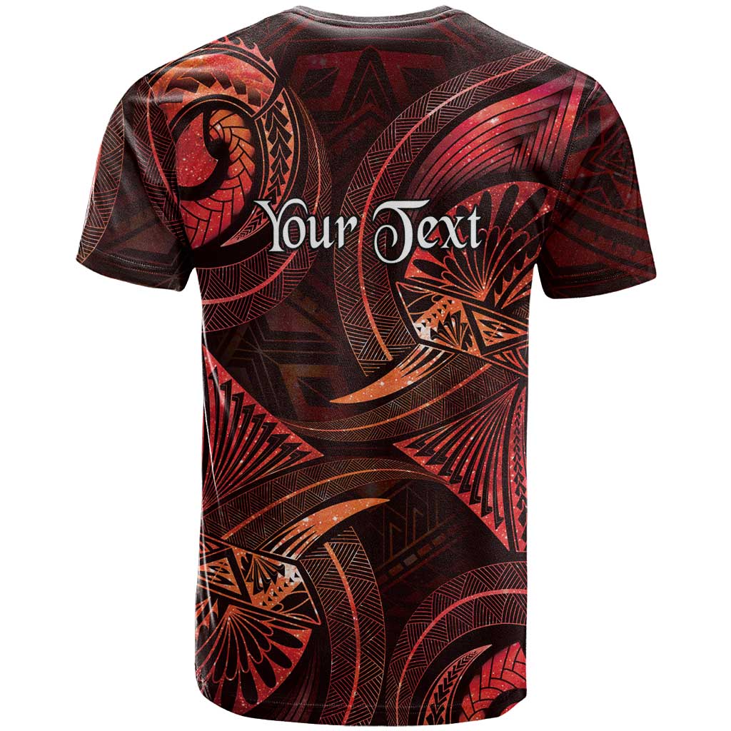 Personalised Polynesia Zodiac Scorpio T Shirt Galaxy Polynesian Pattern Chest Tattoo Style LT14 - Polynesian Pride