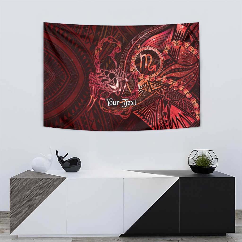 Personalised Polynesia Zodiac Scorpio Tapestry Galaxy Polynesian Pattern Chest Tattoo Style LT14 - Polynesian Pride