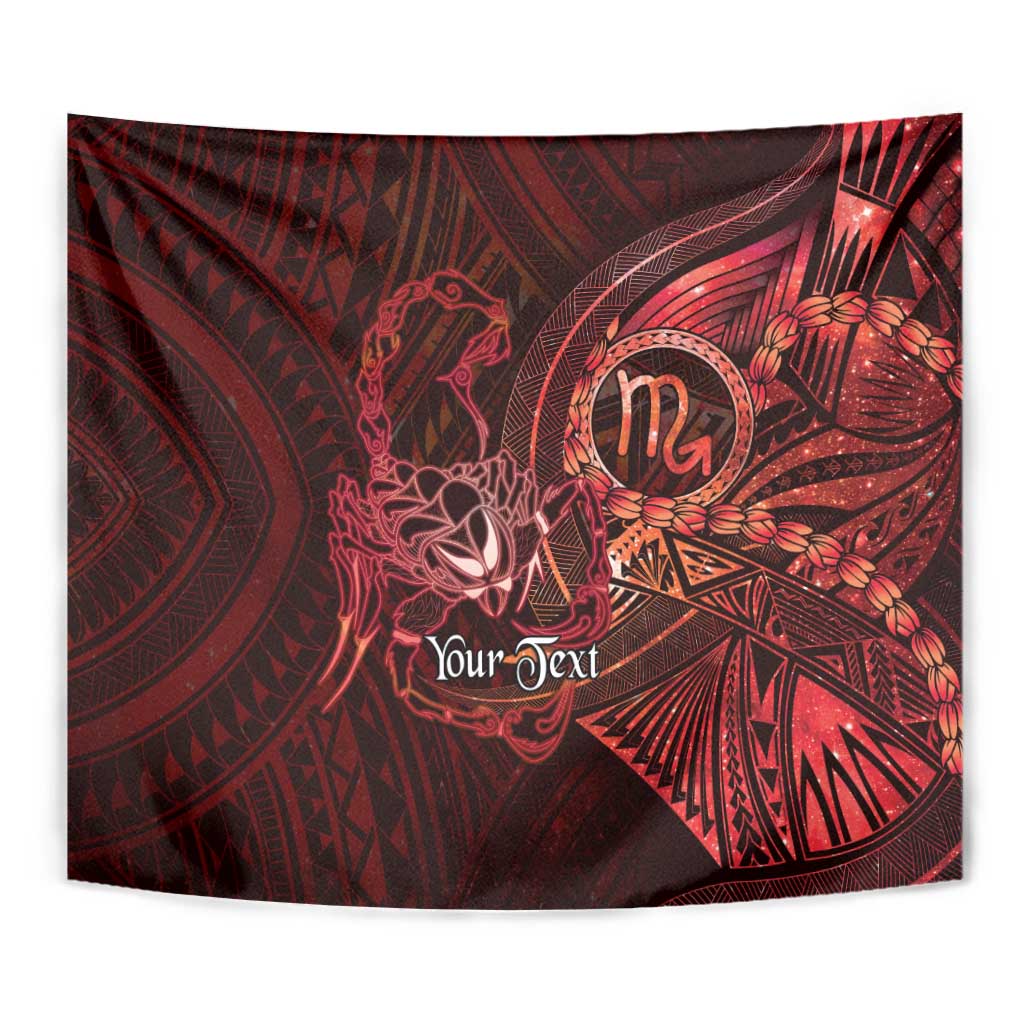 Personalised Polynesia Zodiac Scorpio Tapestry Galaxy Polynesian Pattern Chest Tattoo Style LT14 - Polynesian Pride