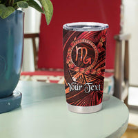 Personalised Polynesia Zodiac Scorpio Tumbler Cup Galaxy Polynesian Pattern Chest Tattoo Style LT14 - Polynesian Pride