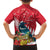 New Zealand Christmas In July Family Matching Puletasi and Hawaiian Shirt Tui Bird With Kowhai Meri Kirihimete