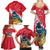 New Zealand Christmas In July Family Matching Summer Maxi Dress and Hawaiian Shirt Tui Bird With Kowhai Meri Kirihimete