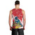 New Zealand Christmas In July Men Tank Top Tui Bird With Kowhai Meri Kirihimete