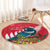 New Zealand Christmas In July Round Carpet Tui Bird With Kowhai Meri Kirihimete