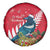 New Zealand Christmas In July Spare Tire Cover Tui Bird With Kowhai Meri Kirihimete