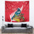 New Zealand Christmas In July Tapestry Tui Bird With Kowhai Meri Kirihimete