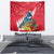 New Zealand Christmas In July Tapestry Tui Bird With Kowhai Meri Kirihimete