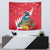 New Zealand Christmas In July Tapestry Tui Bird With Kowhai Meri Kirihimete