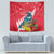 New Zealand Christmas In July Tapestry Tui Bird With Kowhai Meri Kirihimete