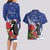 New Zealand Christmas In July Couples Matching Long Sleeve Bodycon Dress and Hawaiian Shirt Fiordland Penguin With Pohutukawa Flower