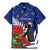 New Zealand Christmas In July Family Matching Mermaid Dress and Hawaiian Shirt Fiordland Penguin With Pohutukawa Flower