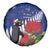 New Zealand Christmas In July Spare Tire Cover Fiordland Penguin With Pohutukawa Flower