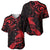 New Zealand Tui Bird Baseball Jersey Aotearoa Maori Pattern - Red