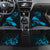 New Zealand Tui Bird Car Mats Aotearoa Maori Pattern - Blue