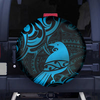 New Zealand Tui Bird Spare Tire Cover Aotearoa Maori Pattern - Blue LT14 - Polynesian Pride
