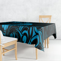 New Zealand Tui Bird Tablecloth Aotearoa Maori Pattern - Blue LT14 - Polynesian Pride