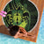 Kia Orana Kuki Airani Beach Blanket Cook Islands Tangaroa God Tatau Green