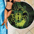 Kia Orana Kuki Airani Beach Blanket Cook Islands Tangaroa God Tatau Green