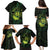 Kia Orana Kuki Airani Family Matching Puletasi and Hawaiian Shirt Cook Islands Tangaroa God Tatau Green