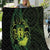 Kia Orana Kuki Airani Quilt Cook Islands Tangaroa God Tatau Green