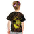 Kia Orana Kuki Airani Kid T Shirt Cook Islands Tangaroa God Tatau Gold