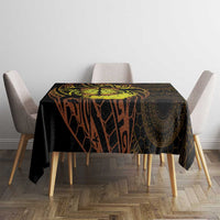 Kia Orana Kuki Airani Tablecloth Cook Islands Tangaroa God Tatau Gold LT14 - Polynesian Pride