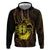 Kia Orana Kuki Airani Zip Hoodie Cook Islands Tangaroa God Tatau Gold