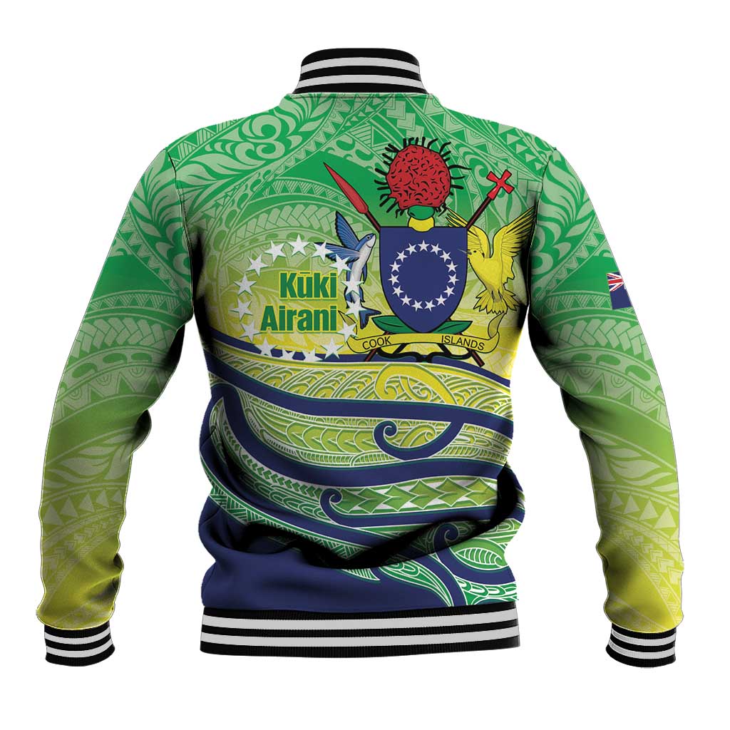 Te Maeva Nui Cook Islands Baseball Jacket 60th Independence Anniversary Proud LT14 - Polynesian Pride