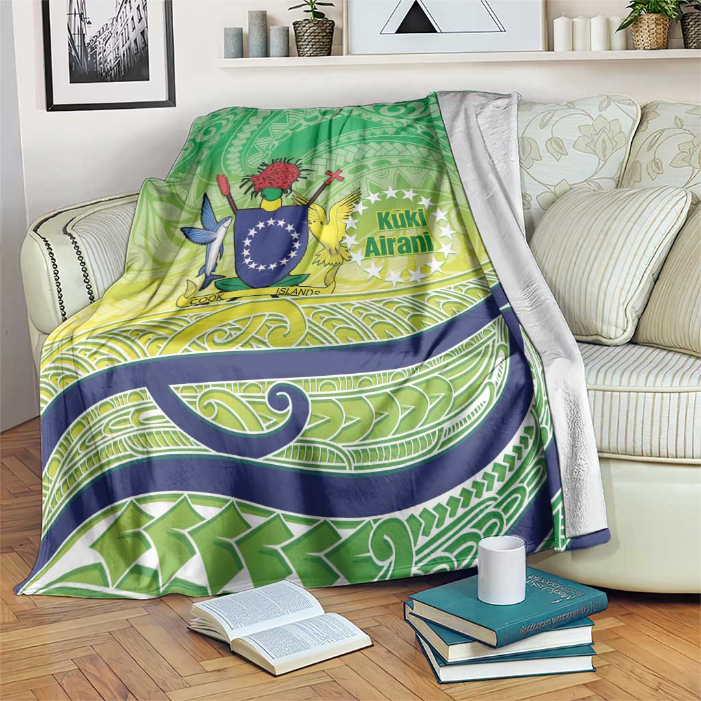 Te Maeva Nui Cook Islands Blanket 60th Independence Anniversary Proud