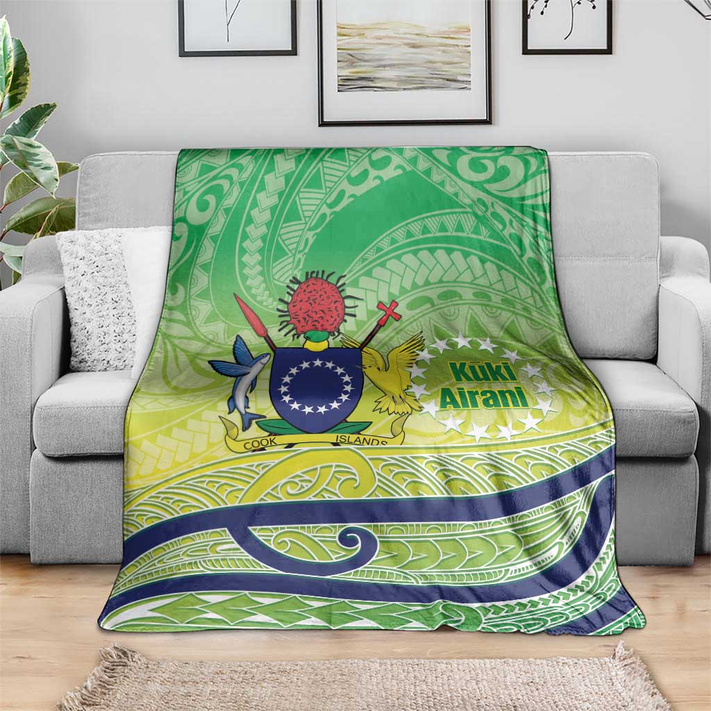 Te Maeva Nui Cook Islands Blanket 60th Independence Anniversary Proud