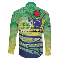 Te Maeva Nui Cook Islands Family Matching Long Sleeve Bodycon Dress and Hawaiian Shirt 60th Independence Anniversary Proud