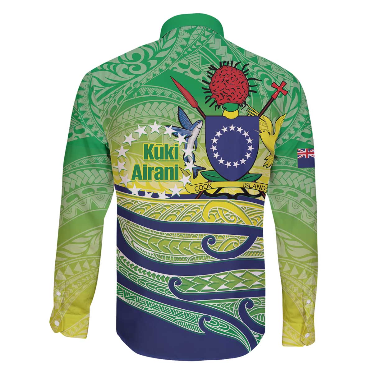 Te Maeva Nui Cook Islands Family Matching Off The Shoulder Long Sleeve Dress and Hawaiian Shirt 60th Independence Anniversary Proud