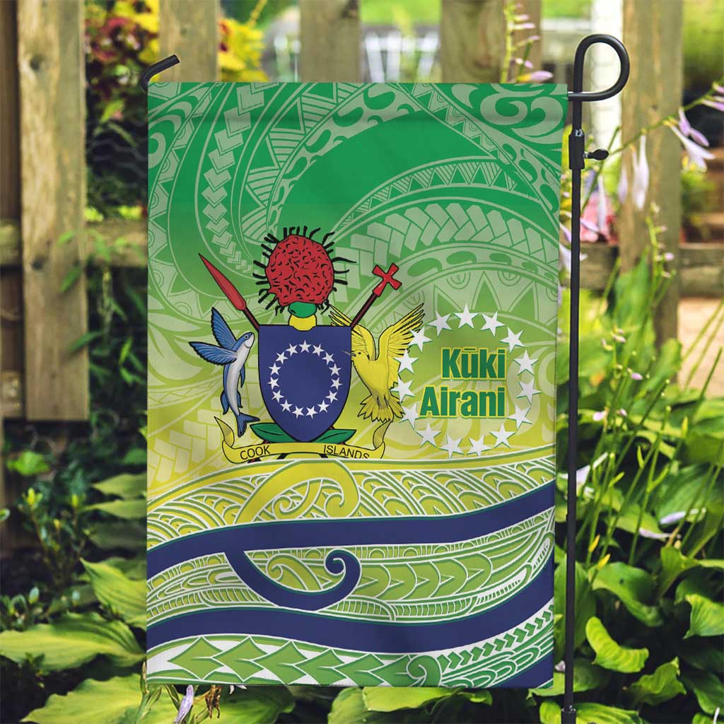 Te Maeva Nui Cook Islands Garden Flag 60th Independence Anniversary Proud