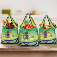 Te Maeva Nui Cook Islands Grocery Bag 60th Independence Anniversary Proud LT14 3-pack One Size Green - Polynesian Pride