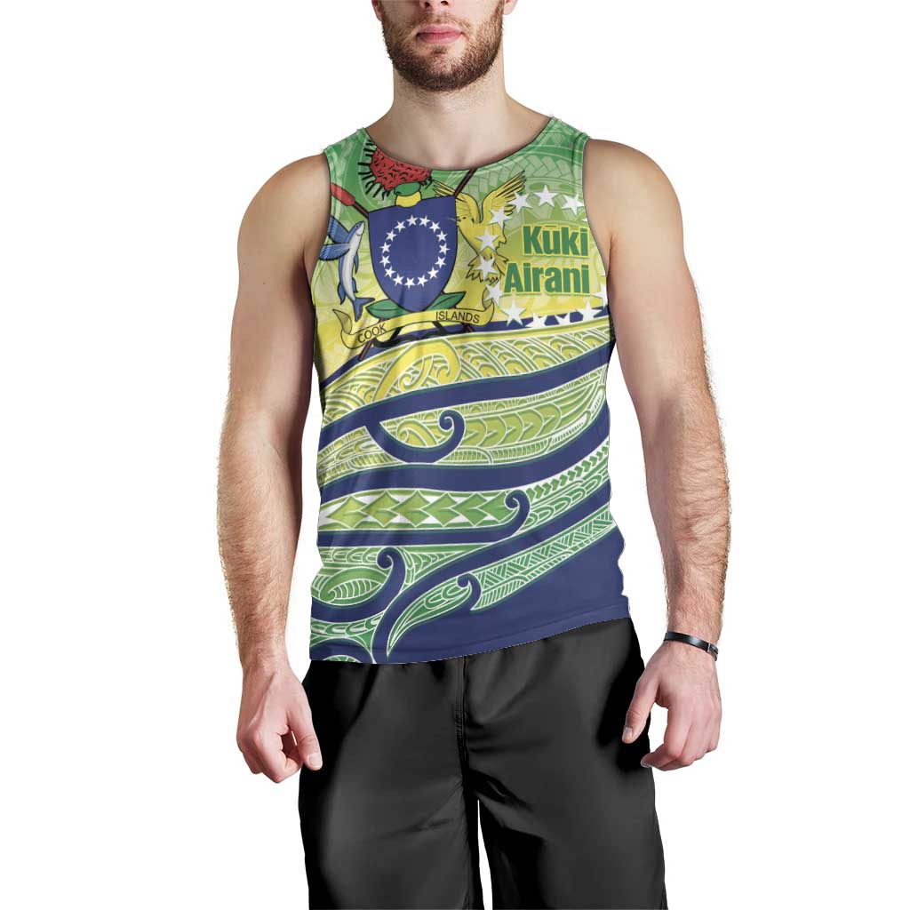 Te Maeva Nui Cook Islands Men Tank Top 60th Independence Anniversary Proud LT14 - Polynesian Pride