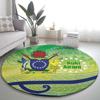 Te Maeva Nui Cook Islands Round Carpet 60th Independence Anniversary Proud