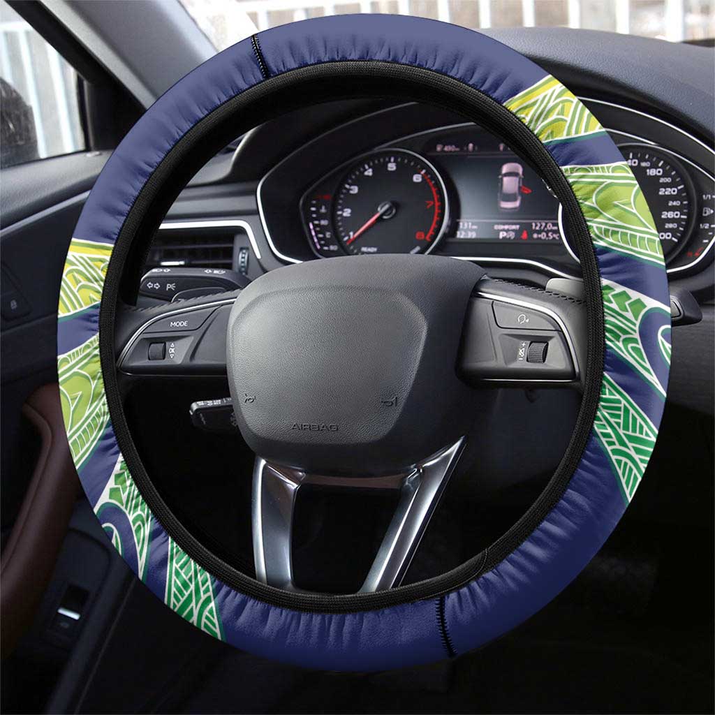 Te Maeva Nui Cook Islands Steering Wheel Cover 60th Independence Anniversary Proud LT14 - Polynesian Pride