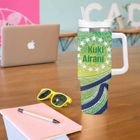 Te Maeva Nui Cook Islands Tumbler With Handle 60th Independence Anniversary Proud